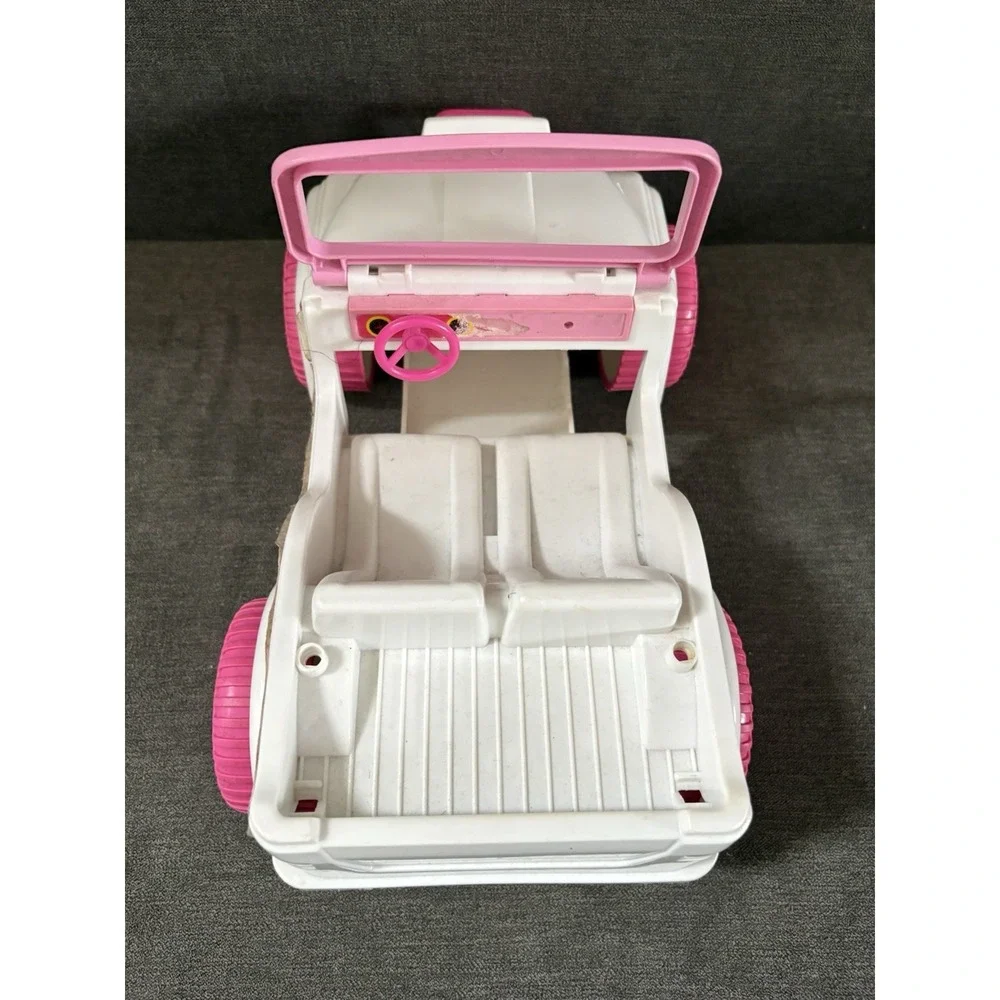 Genuine 1987‎ MATTEL ARCO Barbie White Jeep **READ